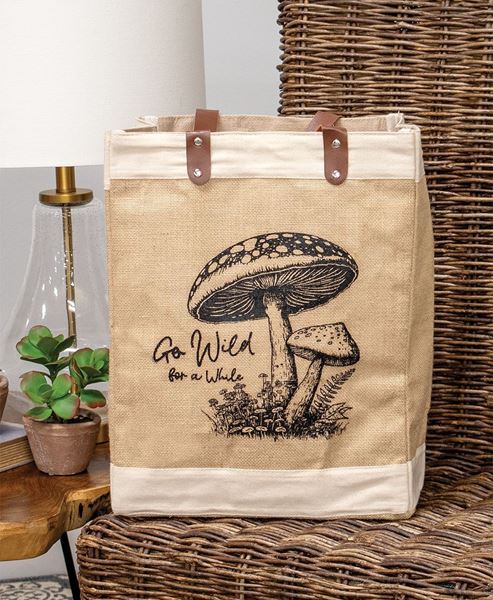 Picture of Go Wild For A While Jute Tote