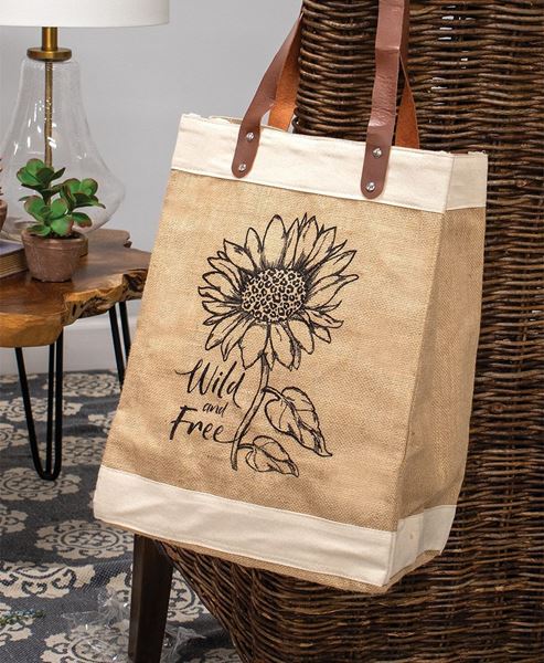 Picture of Wild and Free Jute Tote