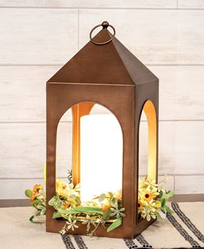 Picture of Copper Finish Open Air Tri-Function LED Lantern