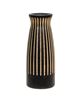 Picture of BoHo Etched Black Wooden Vase, 8"