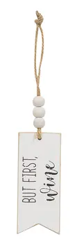 Beaded Script Wine Tag, 4 Asstd. 36866;