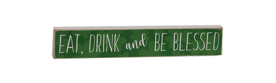 Eat, Drink, & Be Blessed Mini Stick, 3 Asstd.