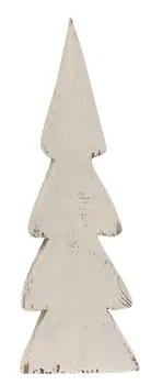 Distressed Wooden Christmas Color Trees, 3/Set