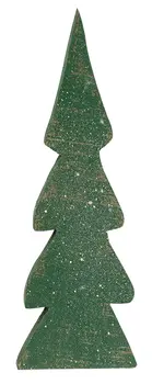 Distressed Wooden Christmas Color Trees, 3/Set