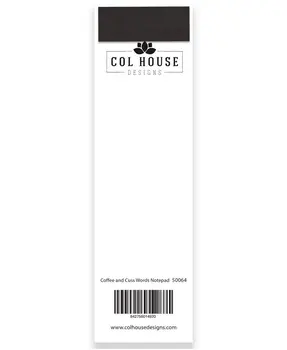 Coffee & Cuss Words Long Notepad