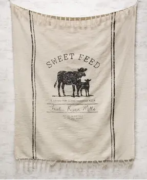 Sweet Feed Farmhouse Throw