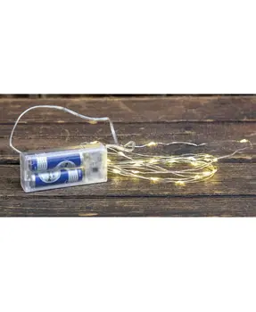 LED Warm White Bud Lights, 30ct