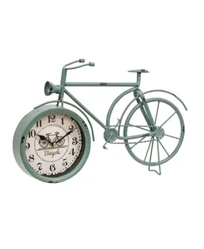 Farmhouse Blue Bicycle Clock