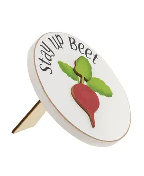 Spread Hap-pea-ness Mini Round Easel Sign, 2 Asstd.