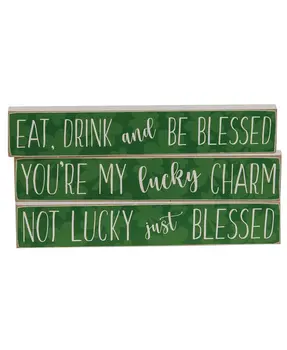 Eat, Drink, & Be Blessed Mini Stick, 3 Asstd.