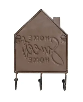 Home Sweet Home House Metal Wall Hook