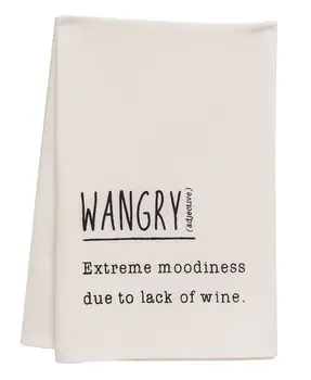 Wangry Definition Dish Towel