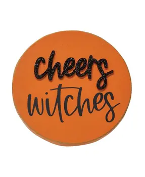 Cheers Witches Circle Easel Sign