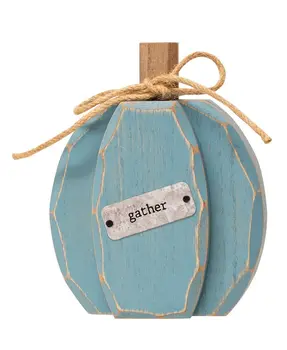 Chunky Blue Gather Pumpkin