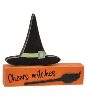 Cheers Witches Block w/Witch Hat