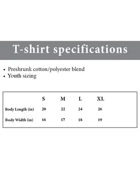 Youth Shirt Size Chart