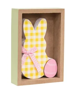 For Peeps Sake Box Sign & Chunky Bunny Sitter, 2/Set