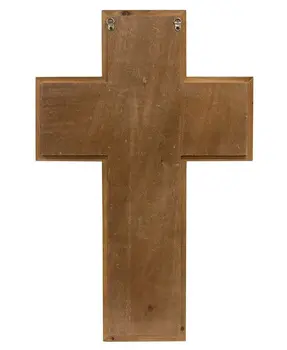 Layered Wooden Cross Hanger