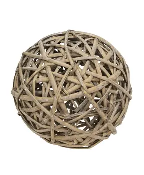 6" Farmhouse Colors Willow Ball, 3 Asstd.