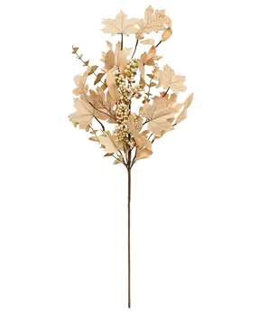 Natural Fall Leaves, Berry Clusters & Eucalyptus Spray