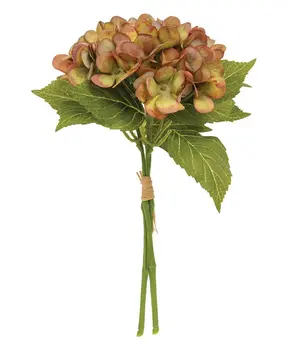 Dusty Mauve Hydrangea Bouquet, 11.5"