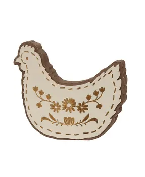 Laser Cut Layered Wooden Chicken Sitter