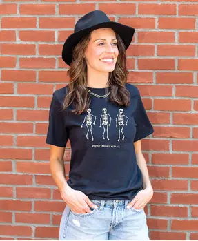 Gettin Spooky With It T-Shirt, Black, L205