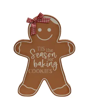 Christmas Words Gingerbread Sitters, 3/Set