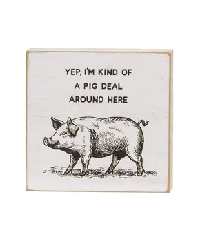 Sheep Happens Square Block, 3 Asstd.