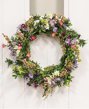 Spring's Chorus Wreath, 22"