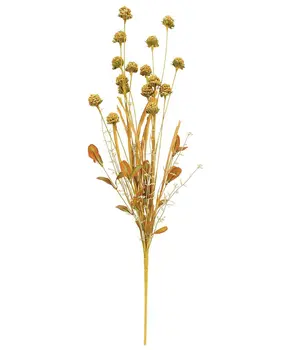 Fall Grass & Thistle Spray, 26", Golden