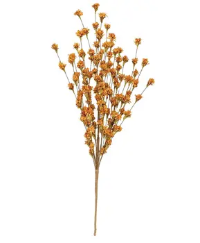 Fall Blossoms Spray, Rust, 24"