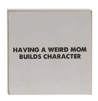 Weird Mom Square Block, 2 Asstd.