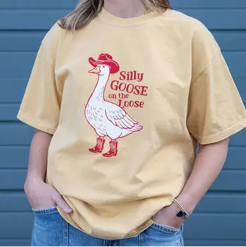 Comfort Colors® Silly Goose T-Shirt, Mustard - XXL, L218XXL