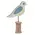 Cottage Rose Distressed Wooden Bird on Spool - 2 Asstd., 38981