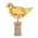 Cottage Rose Distressed Wooden Bird on Spool - 2 Asstd., 38981