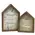 2/Set - Plant House  Shaped Box Signs, 38993