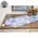 Spring Blue Flower Natural Table Runner 13 x 36, 19902