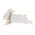 Distressed Wooden Leaping Bunny w/Jute Bow Sitter