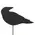 Wooden Crow Planter Stake Topper, 6.5"H, 38059