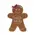 Christmas Words Gingerbread Sitters, 3/Set