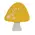 Mini Chunky Floral Mushroom Sitters, 3/Set