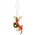 Retro Look Wooden Puppy, Kitten, & Reindeer Ornaments, 4/Set