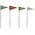 Felt Flag Plant Poke - 4 Asstd., 39044