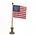 Pedestal with Flags, 3/Set, 39052