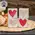 Watercolor Heart 2" Square Block - 4 Asstd., 39065