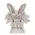 Spring Floral Crown Wooden Bunny Sitter - 3 Asstd., 39083