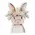Spring Floral Crown Wooden Bunny Sitter - 3 Asstd., 39083