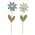 Distressed Wood Daisy Magnet - 2 Asstd., 39115