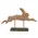 Distressed Wooden Leaping Bunny on Base